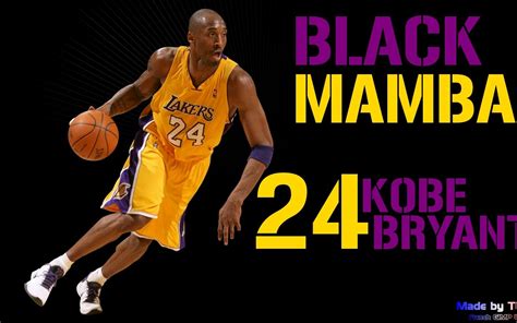 Kobe Bryant The Black Mamba Wallpapers Wallpaper Cave