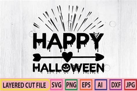 Happy Halloween SVG Cut File Graphic By Creative Trends Creative Fabrica