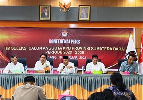 Seleksi Calon Komisioner KPU Sumbar Dimulai Top Satu