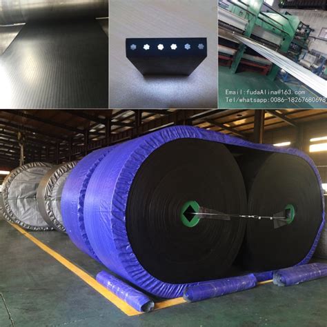 Anti Flame Anti Static Steel Cord Rubber Conveyor Belt St China