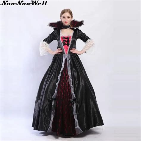 Deluxe Halloween Costume Adult Female Vampire Queen Costumes Zombie