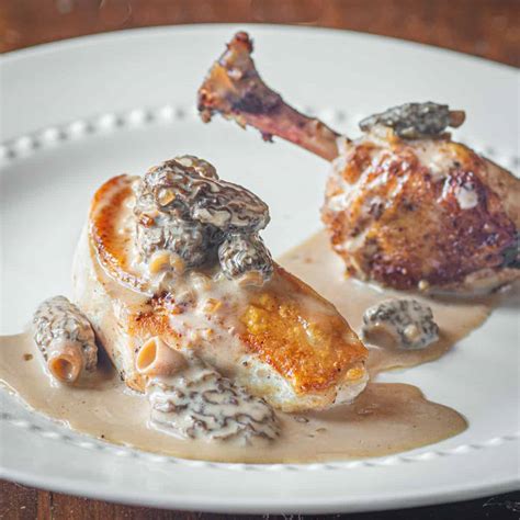 Pan Roasted Chicken with Morel Mushroom Sauce