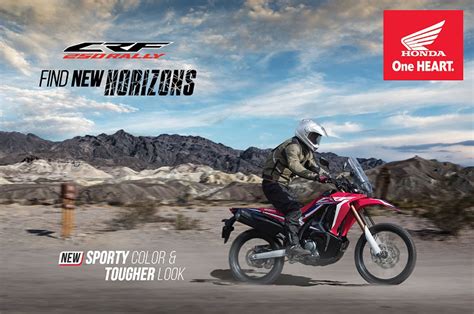 Motor Adventure Tourer Honda Crf250rally Hadir Dengan Warna Baru