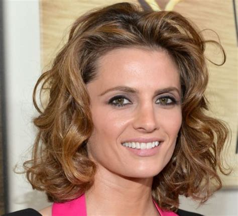 Stana Katic Curly Formal Hairstyle - Formal, Awards, Winter ...