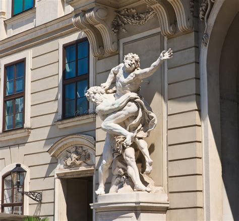 Sculpture Depicting The Labors Of Hercules Hofburgvienna Austria