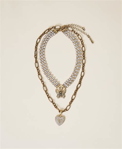 Collar Gargantilla Con Colgantes Mujer Plata TWINSET Milano