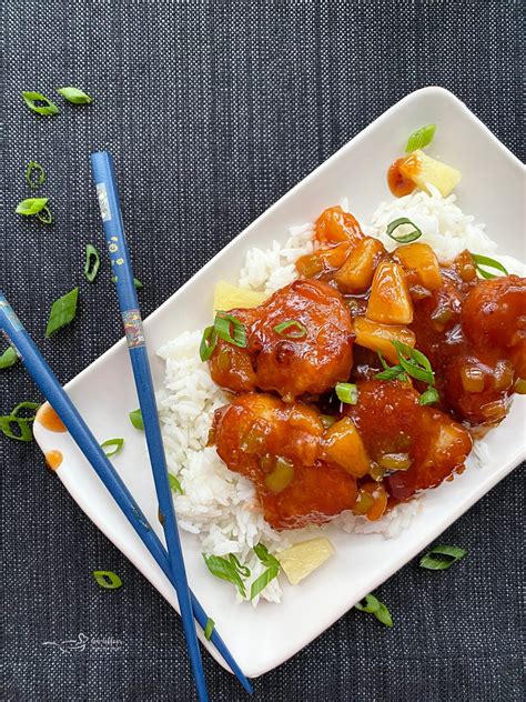 Chinese Food Sweet And Sour Chicken