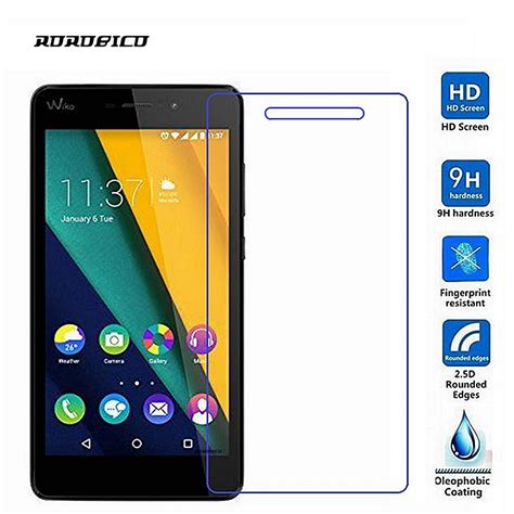 ROROBICO For Wiko Pulp FAB 4G Screen Protector 0 26mm 2 5D 9H Premium