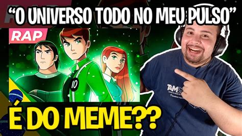 REACT Rap do Ben 10 Força Alienígena UNIVERSO NO MEU PULSO IRON