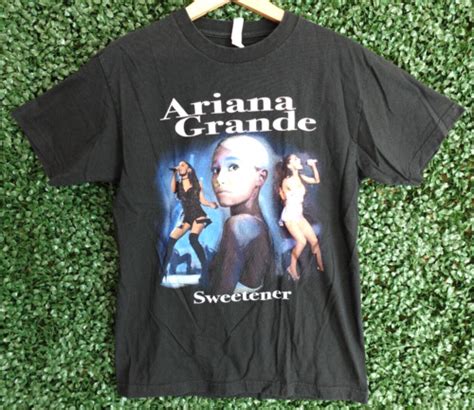 Ariana Grande Sweetener World Tour 2019 Black T Shirt Gem