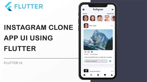 How To Make A Simple Instagram Clone App Ui Using Flutter