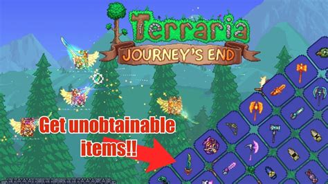 How To Get Unobtainable Items In Terraria Mobile And Console Youtube