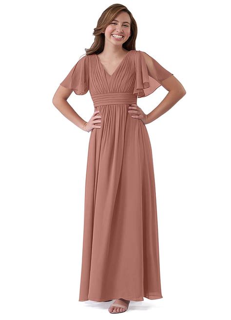 Cedar Rose Azazie Temeka Jbd Junior Bridesmaid Dresses Azazie