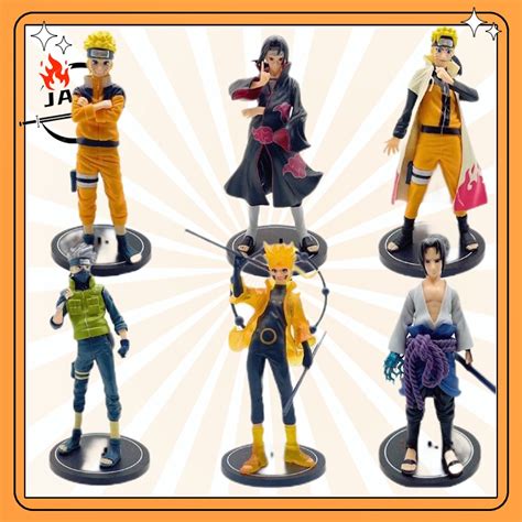 Jual Pcs Action Figure Naruto Six Path Sasuke Kakashi Itachi Topper