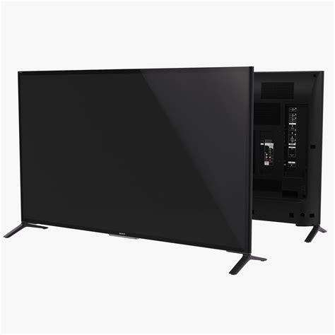 Sony 65 Inch 4K Ultra HD TV 3D Smart LED TV X950B 3D Model $79 - .3ds .obj .max .ma .c4d .gltf ...