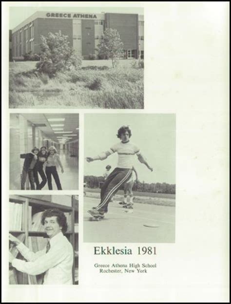 Explore 1981 Greece Athena High School Yearbook, Rochester NY - Classmates