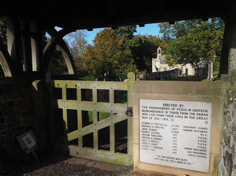 Lych Gate Memorial At Fogo Kirk In © Jennifer Petrie Cc By Sa20