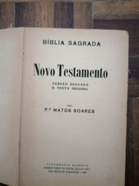 Bíblia sagrada padre Matos Soares 1956 Charneca De Caparica E Sobreda