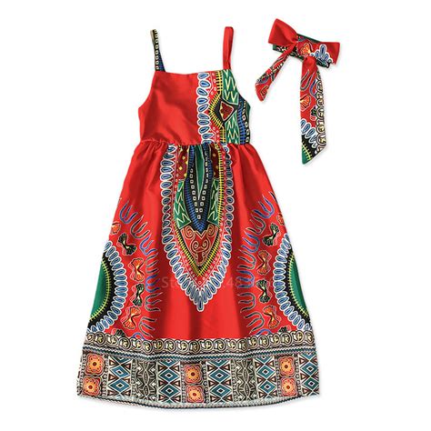 Roupa Africana Infantil Menina - Roupas Africanas Moda Infantil Vestido Dashiki Robe Africaine De Bebê ...