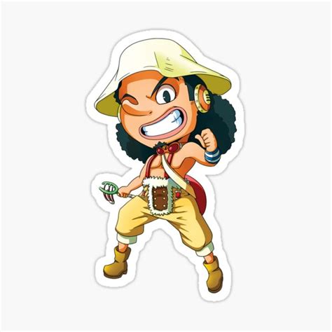 Usopp One Piece Sticker For Sale By Andyartic Redbubble