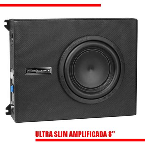 Caixa Amplificada Falcon Xs Slim Polegadas W Rms Em Promo O