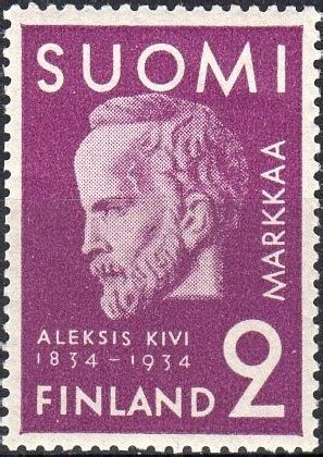 Finland Kivi Birth Centenary Stamps Of The World