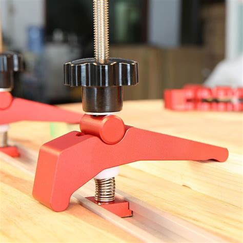 HONGDUI YB07X Woodworking Red Quick Acting Hold Down Clamp