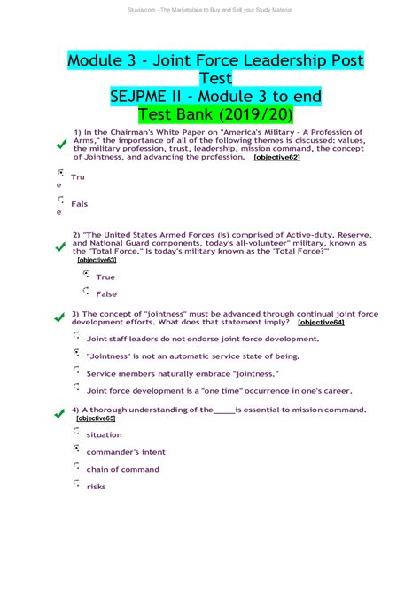 Sejpme Ii Module To End Test Bank Module Joint