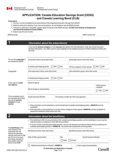 2018 2025 Form Canada Esdc Sde 0093 Fill Online Printable Fillable