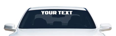 Custom Windshield Decal Banner