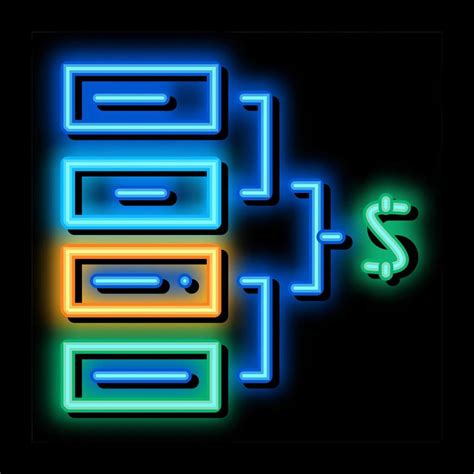 Total Money Neon Glow Icon Illustration 17789396 Vector Art At Vecteezy