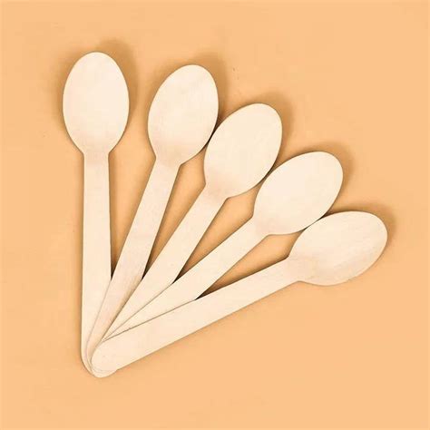 Birchwood Piece Mm Wooden Spoon For Protein Powder Size