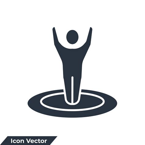 you are here icon logo vector illustration. Destination symbol template for graphic and web ...