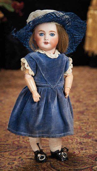 French Bisque Doll In The Bleuette Genre In Original Bleuette Costume