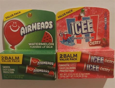 Airheads Watermelon Flavored Lip Balm Set Of 2 For Sale Online Ebay