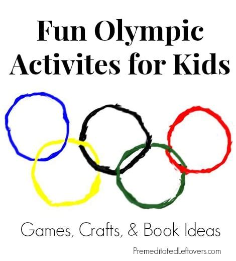 Winter Olympic Activities for Kids - Premeditated Leftovers