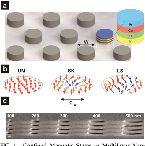 Figure 1 From Geometrically Tailored Skyrmions At Zero Magnetic Field