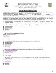 Do Examen Parcial Farmacolog A Matriz Doc Instituto