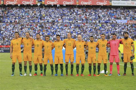 Alineación de Australia en el Mundial 2018 lista y dorsales AS