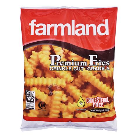 Farmland Frozen Premium Fries Crinkle Cut Ntuc Fairprice