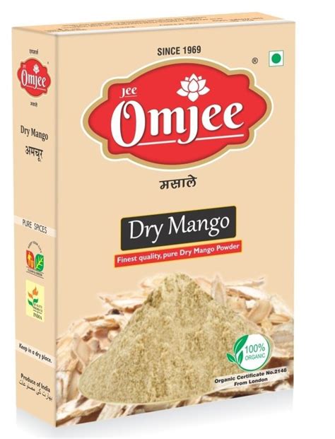 Sour Omjee Dry Mango Amchur Powder Gm Packaging Type Box At Rs