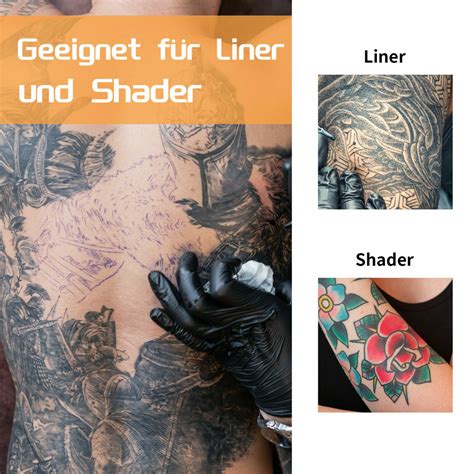 Komplett Tattoo Maschine Set Farbe Tinte Netzteil Nadeln Rotary Tattoo