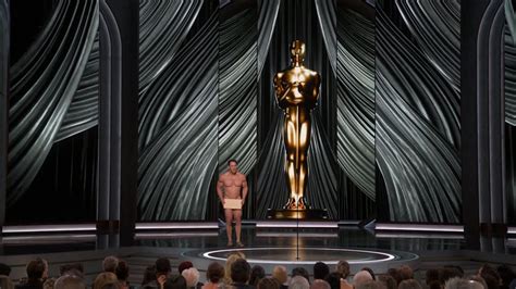 Can You See Anyone Naked John Cena Oscars Academy Awards Youtube