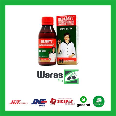 Jual SW Decadryl Sirup 60 Ml Obat Batuk Sirup Decadryl