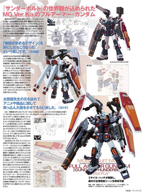 GUNDAM GUY MG 1 100 Full Armor Gundam Ver Ka Gundam Thunderbolt