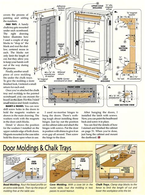 Dart Board Cabinet Plans / Raised Panel Dartboard Cabinet Plans | Wood ...