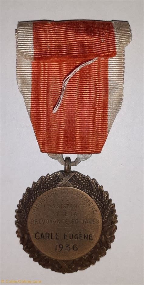 M Daille De La Pr Voyance Sociale Medals France Grade G