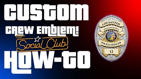 How To Custom Crew Emblem Gta Online Vector Tutorial Doovi