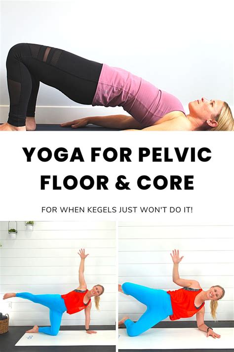 A Woman Doing Yoga For Pelvic Floor And Core