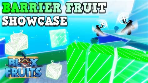 Barrier Fruit Showcase Blox Fruits Youtube